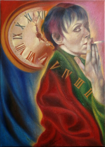 L' ATTESA par Paola Imposimato, Peinture en vente sur Singulart