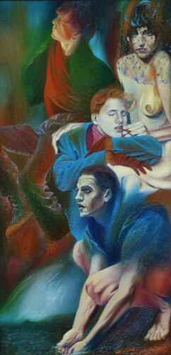 L'ENIGMA DELL'ACQUA par Paola Imposimato, Peinture en vente sur Singulart