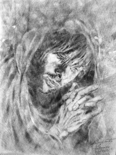 FRATELLO SOLE, SORELLA LUNA par Paola Imposimato, Dessin en vente sur Singulart