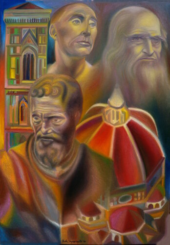 ANIMA DEL GIGLIO van Paola Imposimato, Schilderij te koop op Singulart