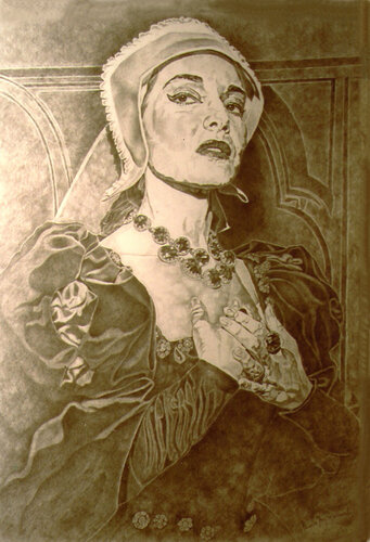 OMAGGIO A MARIA CALLAS par Paola Imposimato, Dessin en vente sur Singulart