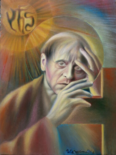 L'EMBLEMA DI CRISTO by Paola Imposimato, Painting for Sale on Singulart