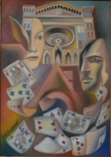 L'ULTIMO INCONTRO van Paola Imposimato, Schilderij te koop op Singulart