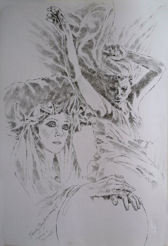 HALLOWEEN by Paola Imposimato, Drawing for Sale on Singulart