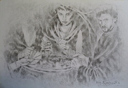 POKER by Paola Imposimato, 소묘 for Sale on Singulart