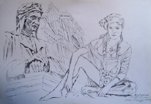 AUTORITRATTO AI PIEDI DI DANTE Paola Imposimato