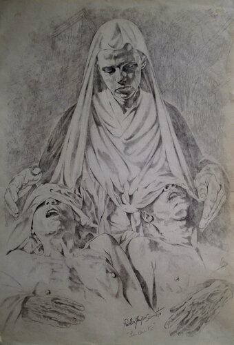 GLI AMMALATI di Paola Imposimato, Disegno in vendita su Singulart
