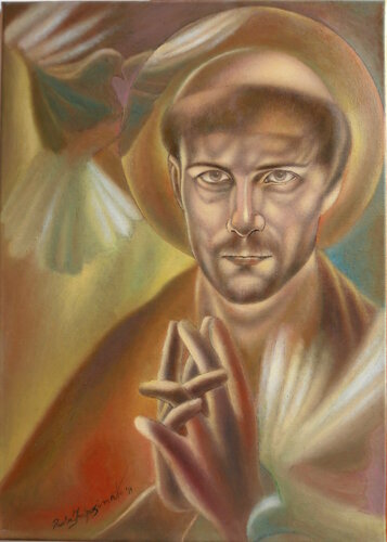 PRIMA DELLE STIMMATE de Paola Imposimato, Pintura a la venta en Singulart