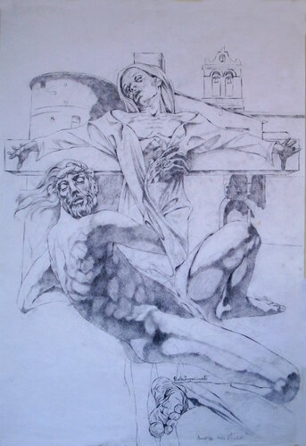 AMORE MISTICO by Paola Imposimato, 소묘 for Sale on Singulart