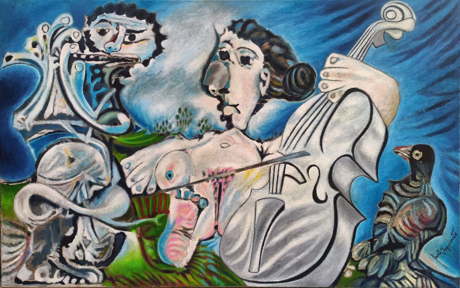 Picasso e la violoncellista Paola Imposimato