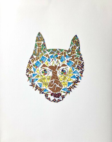 FoxWolf by Mauro Soggiu, Work on Paper for Sale on Singulart