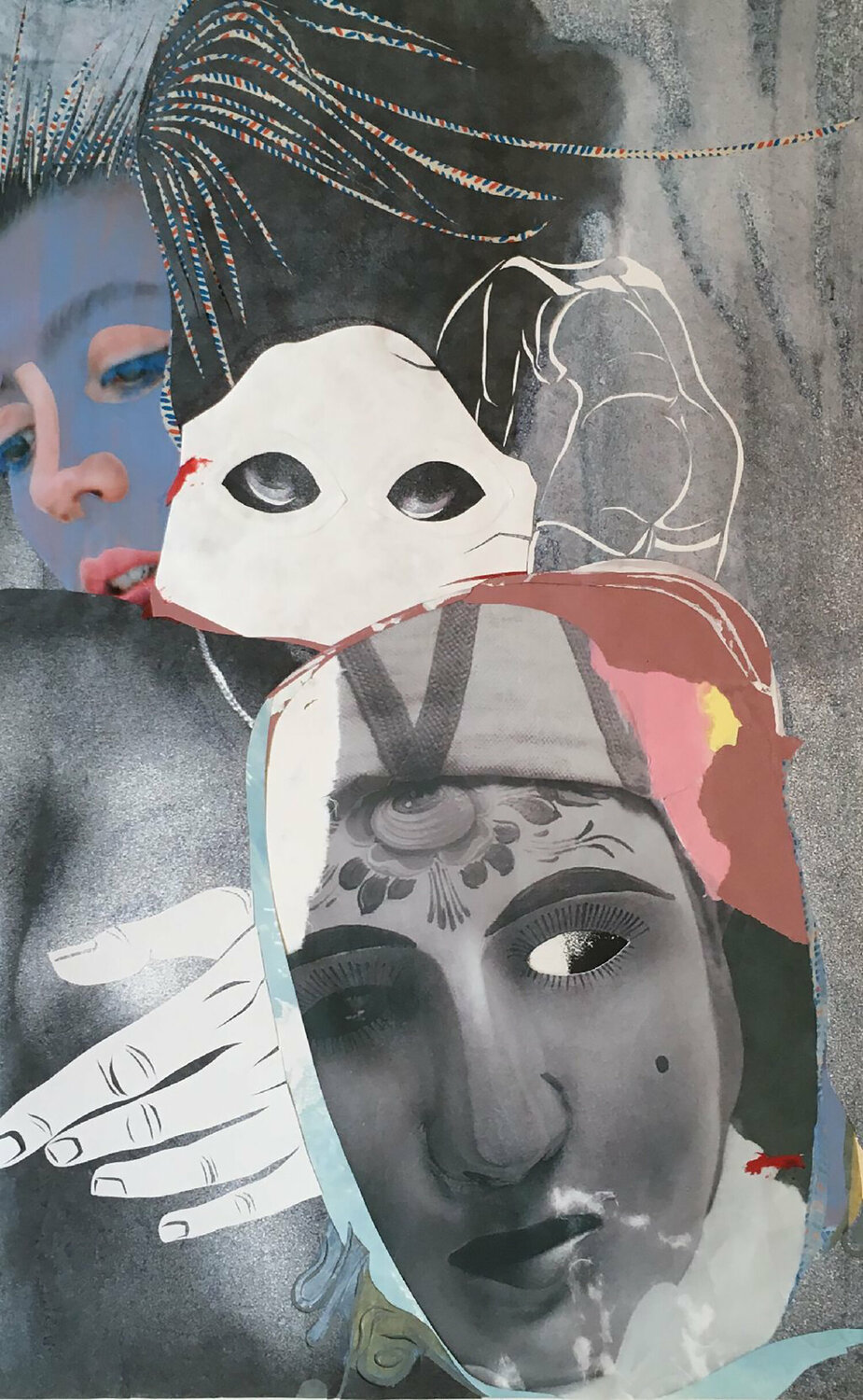 S XXXX by Monika Thiele (2018) : Work on Paper Collage on Paper - SINGULART