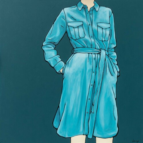 Blue n.65 di Marcin Lenczowski, Pittura in vendita su Singulart