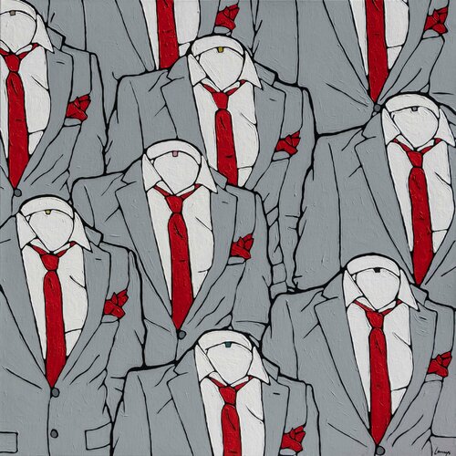 Grey n.49 by Marcin Lenczowski, Painting for Sale on Singulart