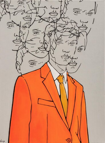 Orange n.6 von Marcin Lenczowski, Malerei kaufen auf Singulart