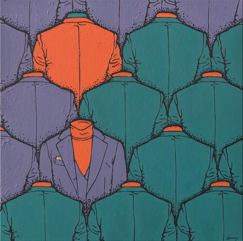 Orange no 9 von Marcin Lenczowski, Malerei kaufen auf Singulart