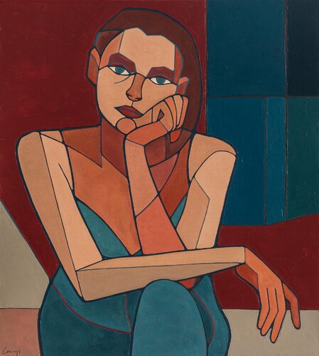 Her Anticipation von Marcin Lenczowski, Malerei kaufen auf Singulart