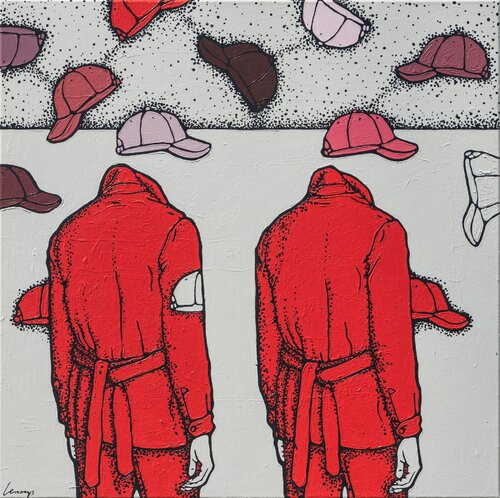 Red no 50 von Marcin Lenczowski, Malerei kaufen auf Singulart