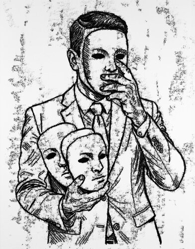 Face off von Marcin Lenczowski, Druck kaufen auf Singulart