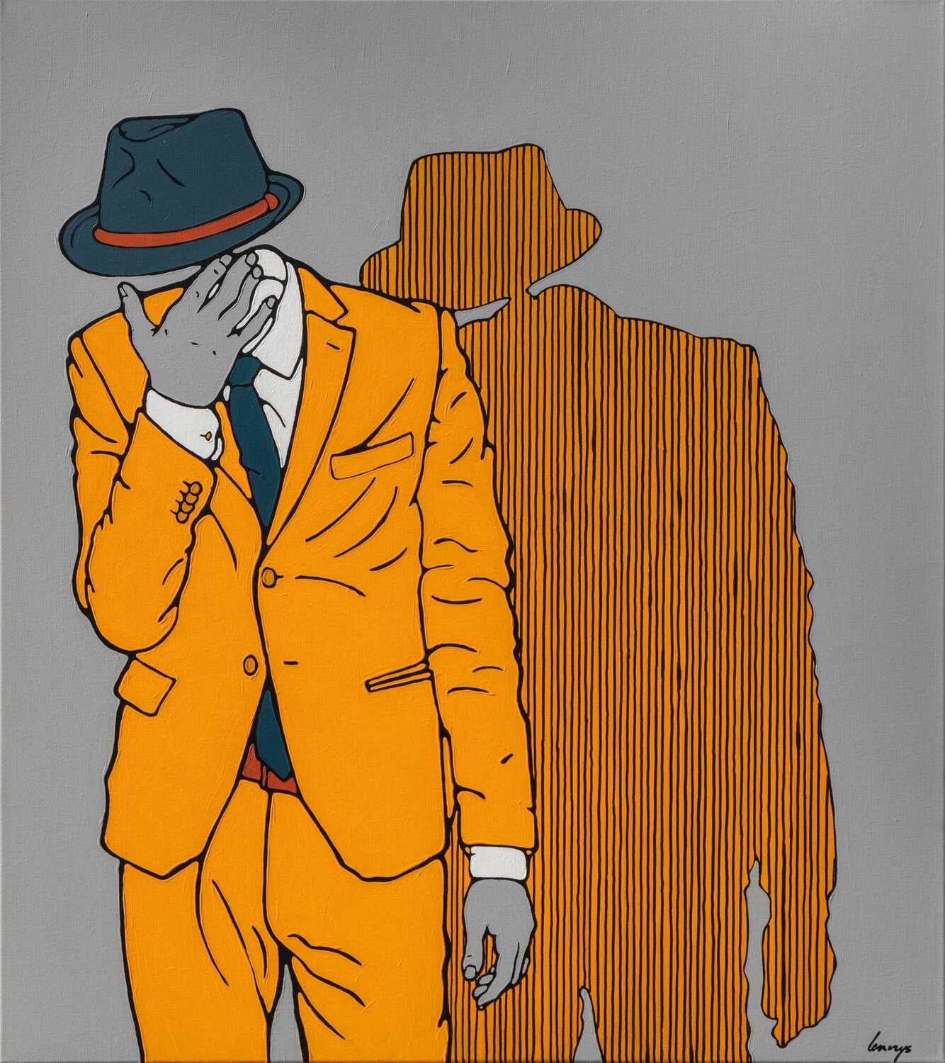 Yellow no 45 Marcin Lenczowski Peinture originale à vendre
