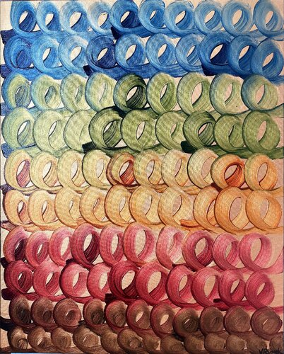 Metallic 2 von Veronica Russek, Malerei kaufen auf Singulart