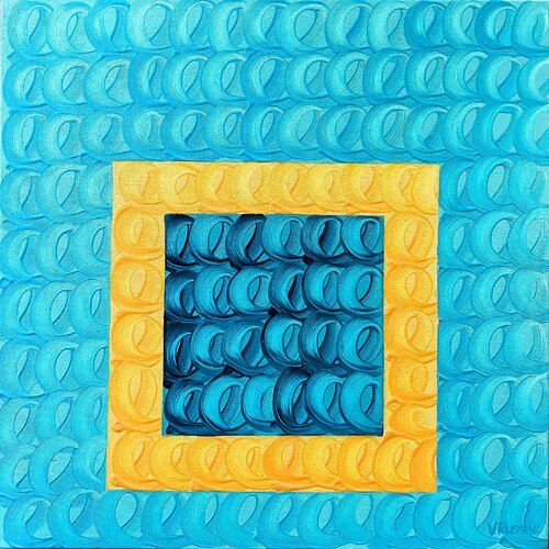 Turquoise-Yellow 2 Veronica Russek