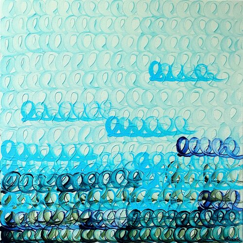 Blue Immensity von Veronica Russek, Malerei kaufen auf Singulart