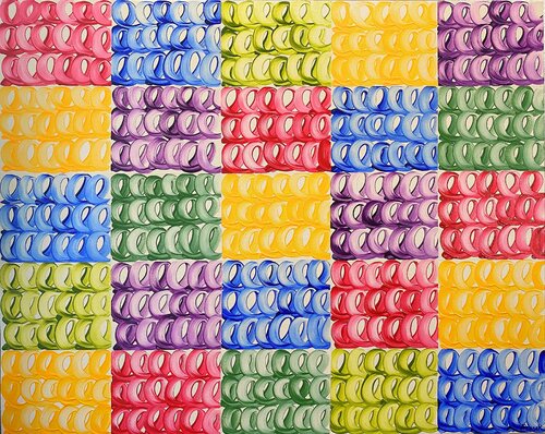 Papel Picado von Veronica Russek, Malerei kaufen auf Singulart