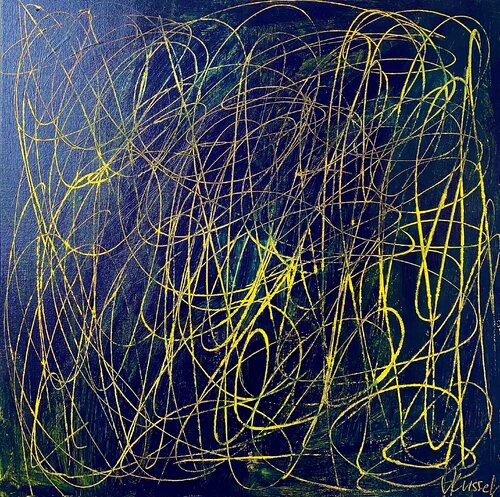 Comes Out At Night di Veronica Russek, Pittura in vendita su Singulart