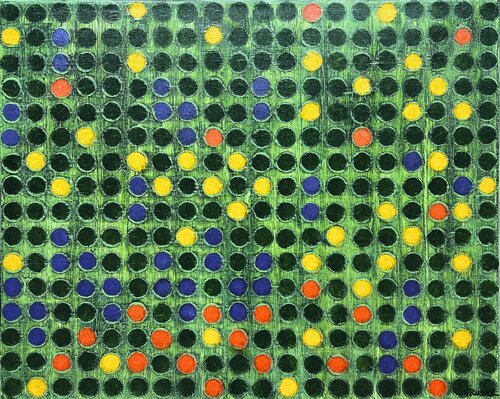 Flower Meadow 1 de Veronica Russek, Pintura a la venta en Singulart