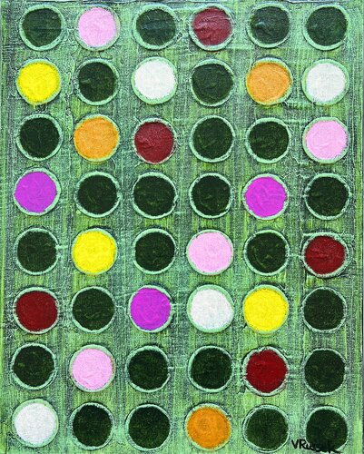 Dahlias de Veronica Russek, Pintura a la venta en Singulart