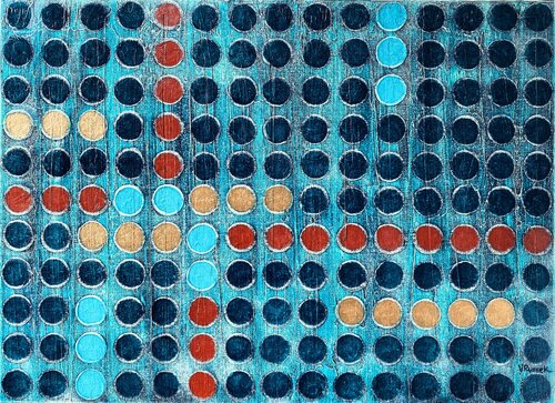 Dotted Lines 2 von Veronica Russek, Malerei kaufen auf Singulart