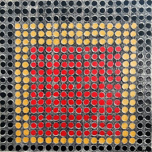 Radial Grid 3 di Veronica Russek, Pittura in vendita su Singulart