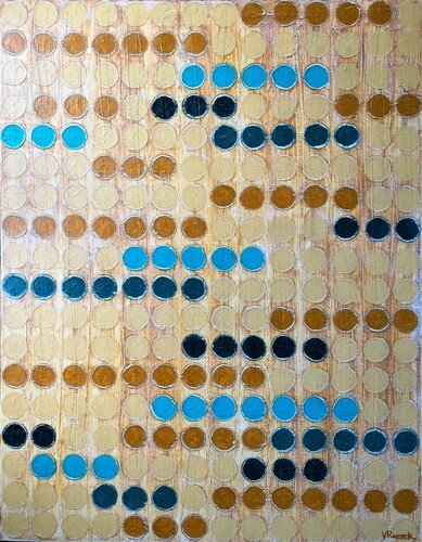 Dotted Lines 1 von Veronica Russek, Malerei kaufen auf Singulart