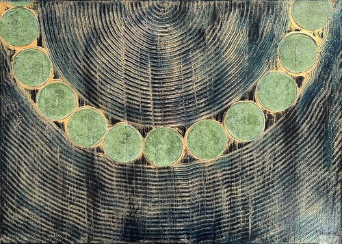 Aventurine by Veronica Russek, Painting for Sale on Singulart