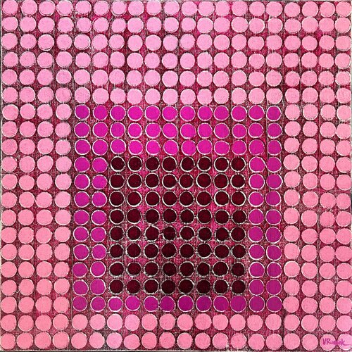 Radial Grid 11 von Veronica Russek, Malerei kaufen auf Singulart