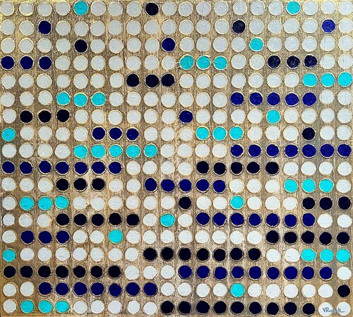 Dotted Lines 5 de Veronica Russek, Pintura a la venta en Singulart