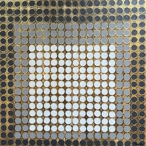 Radial Grid 9 de Veronica Russek, Pintura a la venta en Singulart