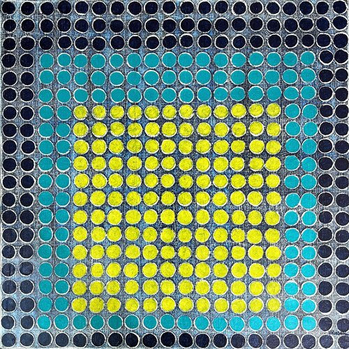 Radial Grid 16 di Veronica Russek, Pittura in vendita su Singulart