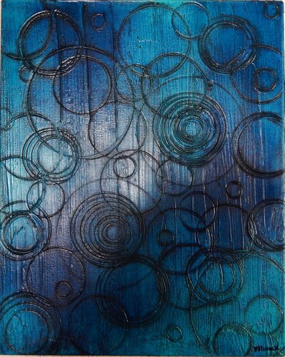 Rain 3 di Veronica Russek, Pittura in vendita su Singulart