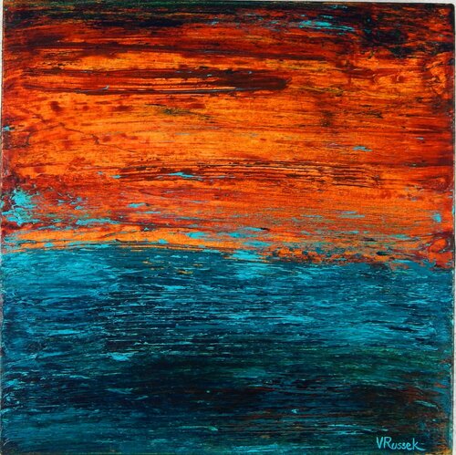 Sunset van Veronica Russek, Schilderij te koop op Singulart