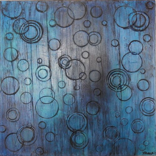 Rain 6 von Veronica Russek, Malerei kaufen auf Singulart