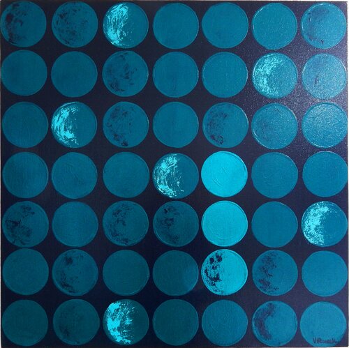 Monochromatic study: Teal Veronica Russek