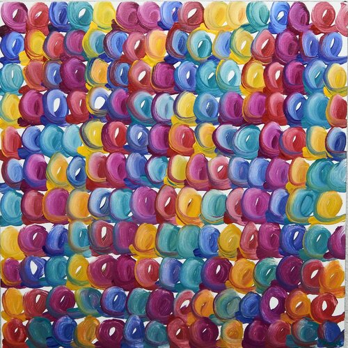 Chromatic Study of Urban Poultry Fauna 1 by Veronica Russek, Painting for Sale on Singulart