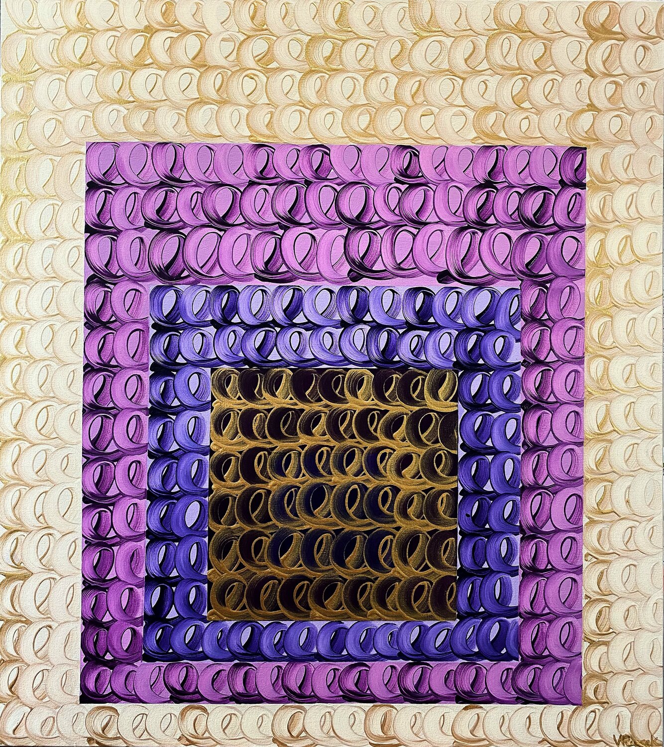 Violet-Gold Veronica Russek