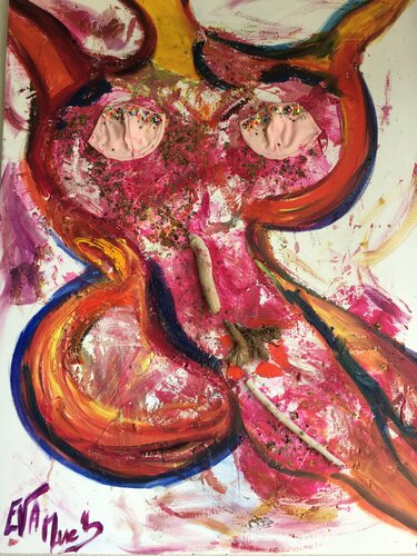 TRANSHUMANISME 4 de Eva Marc'h, Pintura a la venta en Singulart