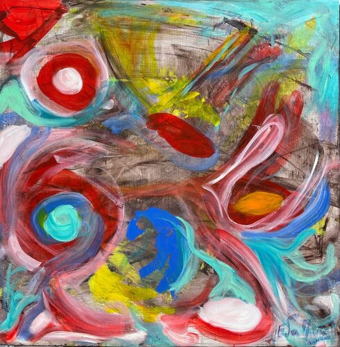 FLOWERS PINK 3 Eva Marc'h