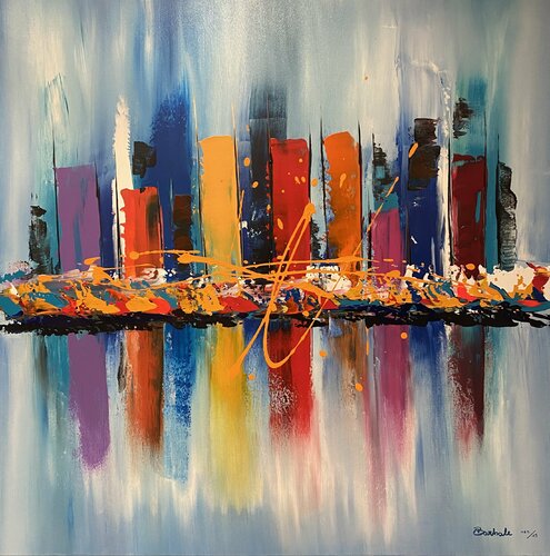 Skyline di Giuseppe Barbale, Pittura in vendita su Singulart