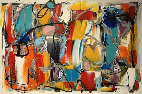 Vivid colors di Giuseppe Barbale, Pittura in vendita su Singulart