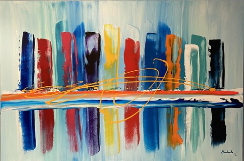 City of dreams di Giuseppe Barbale, Pittura in vendita su Singulart